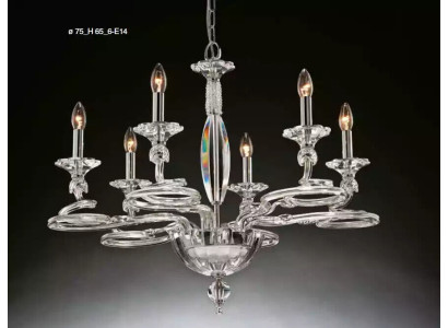 Candelabro de cristal lámpara colgante clásica de araña de cristal