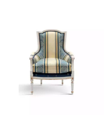 Sillón Sofá Tapizado 1 Plaza Diseño Lujo Sofás Textil Nuevo