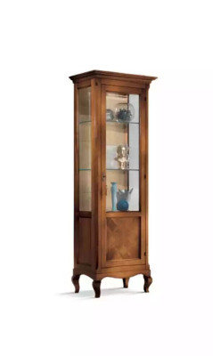 Mueble vitrina de vidrio de madera estantes de vidrio armario de cristal Italia