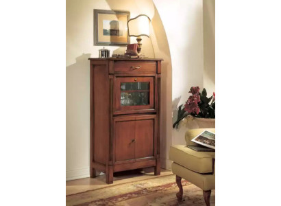 Vidrio de vitrina Bar Armario Casa Armarios Estante de pared Mueble de madera Vitrina Muebles