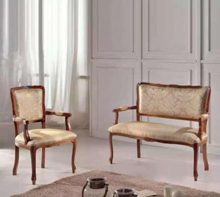 Sofá de 2 plazas sillón de sofá de tela conjunto de asientos banco de asientos set
