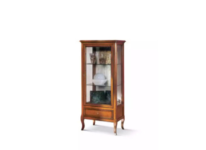Vitrine de madera Armario vitrina Vidrios clásicos Diseño de madera Salón Nuevo