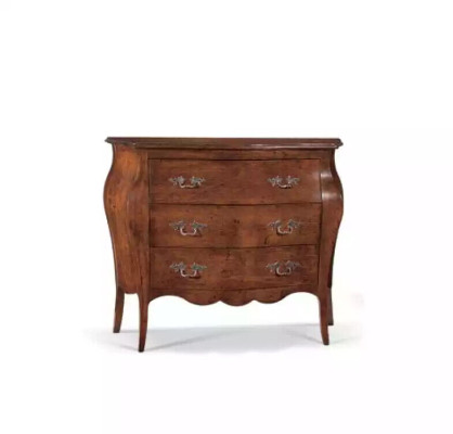 Diseñador de muebles de lujo de madera italiana cómoda armario aparador marrón