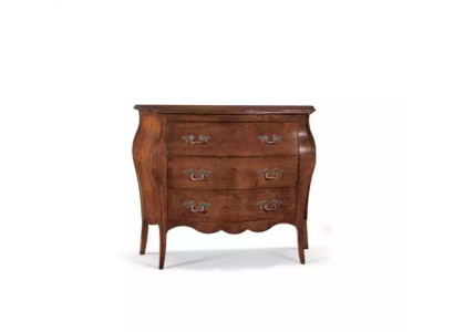 Diseñador de muebles de lujo de madera italiana cómoda armario aparador marrón