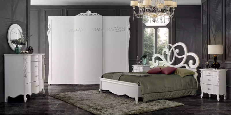 Armario de ropa de lujo Armarios de ropa Vivienda Muebles italianos Madera