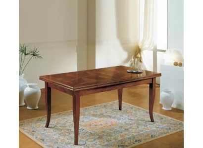 Mesa de comedor Mesa clásica de madera Muebles de lujo Mesa de comedor Diseño de comedor