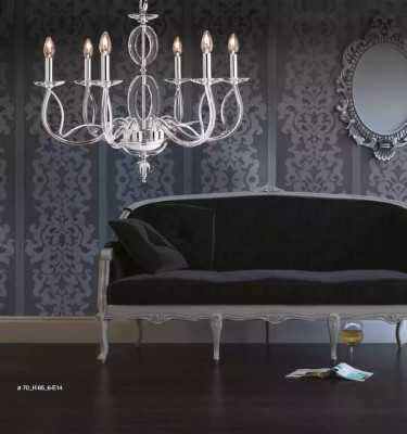 Candelabro de cristal Clásico lámpara de araña Lámpara de techo