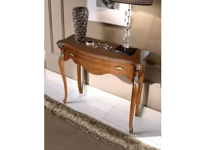 Mesa de consola de lujo marrón con cajón muebles de madera diseño de dormitorio nuevo.