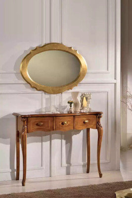 Marrón mesa consola tocadores dormitorio muebles madera diseño de lujo