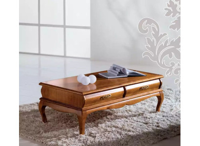 Mesa de centro Estilo clásico Mesa de sala Cajones Diseño de muebles