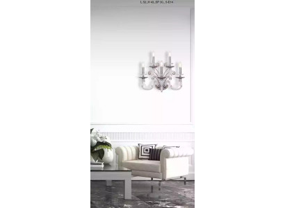 Lujosa lámpara de pared de diseño, lámpara de pared colgante clásica.