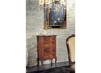 Cómoda de lujo clásica de madera marrón diseño de muebles de sala de estar nuevo.