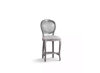 Clásica silla gris, taburete de bar diseñador, silla de madera de lujo, muebles nuevos
