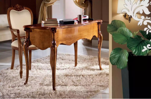Silla clásica de lujo tapizada silla de comedor de muebles de madera nueva
