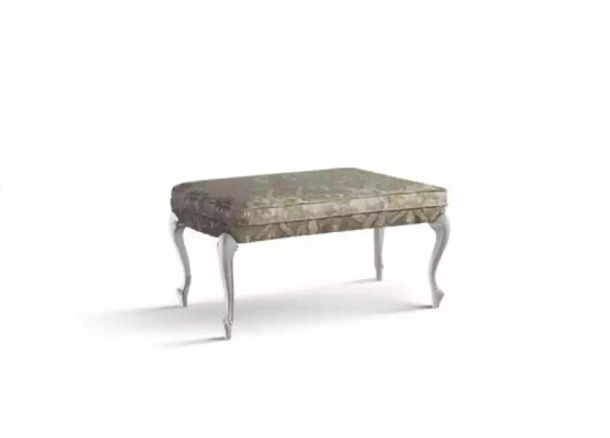 Diseño Taburete Banco Lujo Puf Muebles Reposapiés Reposapiés Gris Nuevo