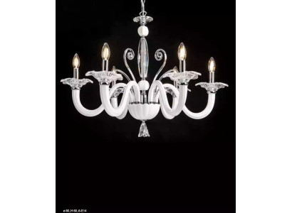 Lámpara de araña de cristal, lámpara de techo elegante, luminaria colgante de techo.