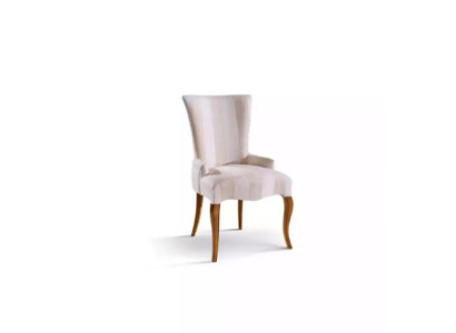 Silla clásica de lujo de madera Silla con respaldo de madera Silla de diseño para comedor.