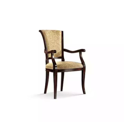 Silla Silla de comedor Muebles Madera Diseño de lujo clásico Silla de madera Nueva