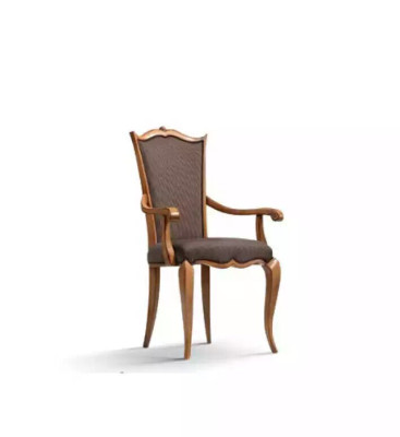 Lujo Nuevo Silla Silla Sillas Silla de comedor Diseño Silla tapizada Marrón