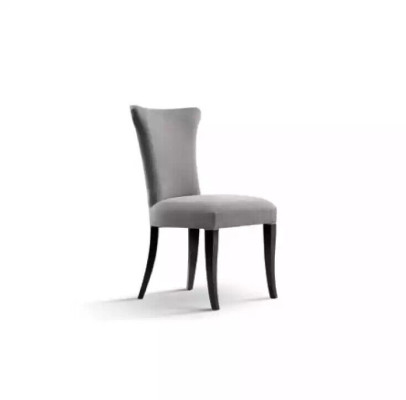Silla clásica de diseñador, silla de comedor de madera de lujo, muebles de madera.