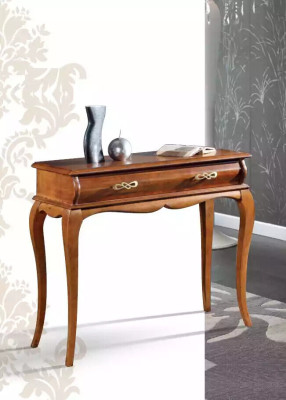 Clásica mesa de consola mueble de madera mesa de lujo para dormitorio