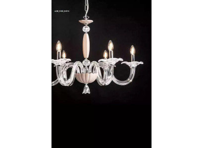 Candelabro de cristal de lujo clásico, lámpara colgante de araña de cristal.