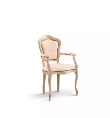 Silla de comedor de madera Silla de lujo Sillas de salón Muebles Sillón Nuevo