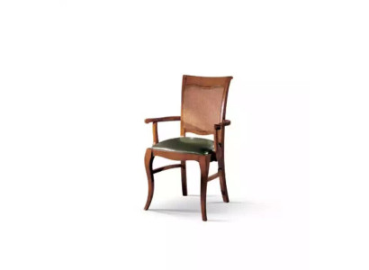 Silla de comedor de lujo de madera con respaldo de madera silla clásica de diseño.