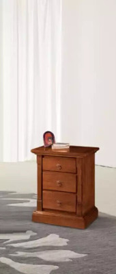 Mesita de noche Consolas Mesas auxiliares Muebles de lujo para dormitorio Madera Nuevo