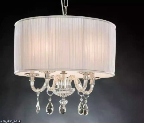 Lámpara de cristal de luces, lámpara de techo, lámpara colgante, lámpara.