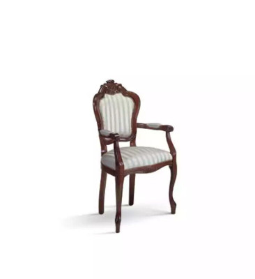 Silla tapizada gris Silla de diseñador Silla de comedor Silla con respaldo Muebles de lujo Nuevo Estado del artículo: Nuevo