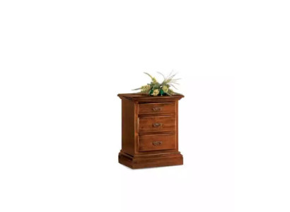 Diseño de mesita de noche mesa muebles madera dormitorio mesa auxiliar marrón nuevo