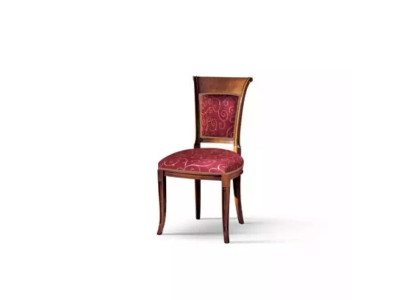 Silla de comedor de lujo, asiento de silla, sillas de comedor de madera moderna en rojo.