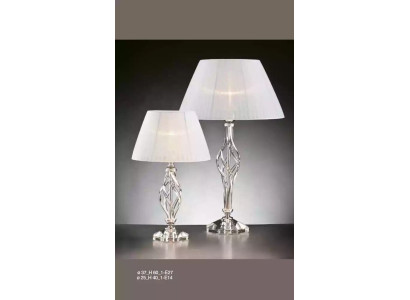 Lámpara de mesa estilo antiguo lámpara de mesa con cristal, lámpara de araña.