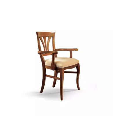 Silla con reposabrazos Silla de comedor de madera Nueva Diseño de sillas de comedor Nuevo