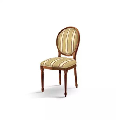 Silla de madera Muebles italianos Sillas de comedor Diseño de lujo Madera maciza