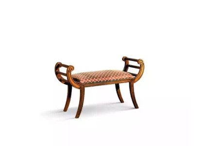 Banco de lujo diseñado, banco tapizado, banco, mueble de asiento, bancos de sala de estar.