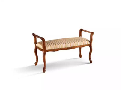 Banco de sala de estar Banco clásico Banco tapizado Muebles Textiles 101x40x57