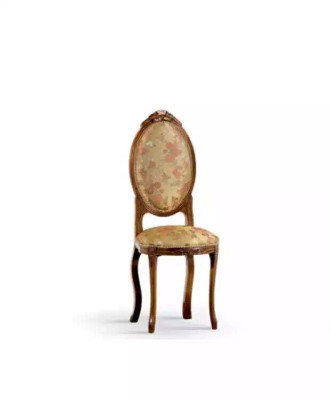 Silla de comedor Silla sin reposabrazos Sillas Diseño Textil Lujo Sillón