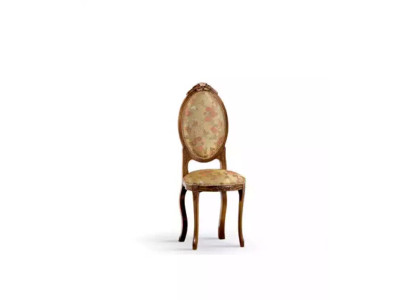 Silla de comedor Silla sin reposabrazos Sillas Diseño Textil Lujo Sillón