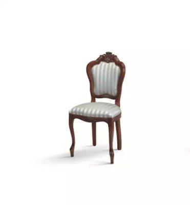 Silla de madera Muebles italianos Sillas de comedor Diseño de lujo Sillón