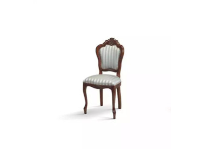 Silla de madera Muebles italianos Sillas de comedor Diseño de lujo Sillón