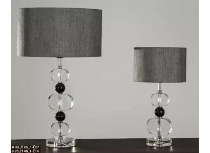 Lámpara de mesa elegante Lámpara gris Iluminación moderna Lámpara de mesa nueva