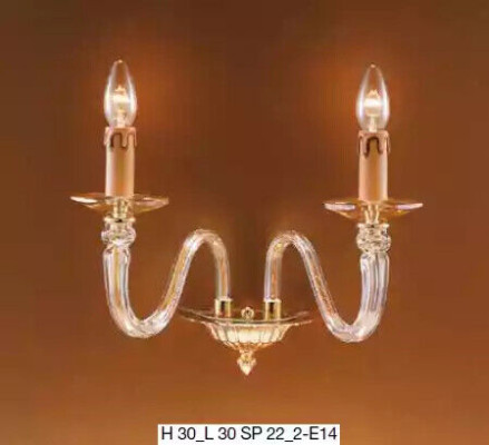 Lámpara de pared Luster de coronas de luz Aplique de pared Lámpara de araña Lámparas de pared Lámpara de cristal