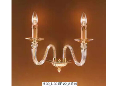 Lámpara de pared Luster de coronas de luz Aplique de pared Lámpara de araña Lámparas de pared Lámpara de cristal