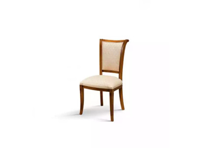 Silla de madera Muebles italianos Comedor Lujo Diseño Sillón de madera real