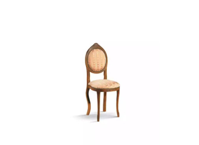 Silla sin reposabrazos, silla de comedor de madera y tela, diseño de sillón de comedor.