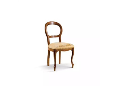 Silla tapizada de diseño de lujo para comedor, muebles clásicos de textiles nuevos.