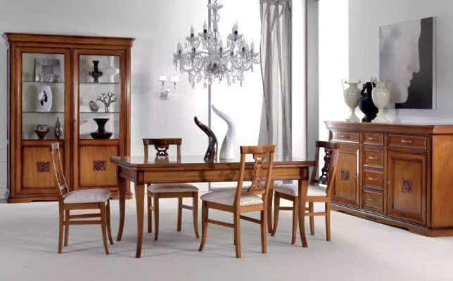 Silla de comedor Silla Butaca Sillas de madera Diseño Art Deco Asiento Nuevo