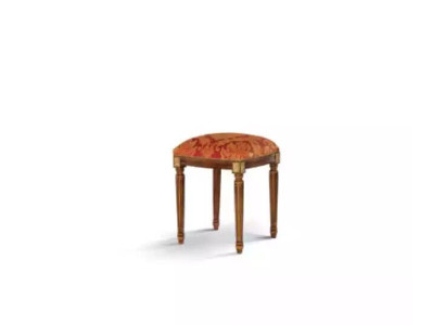 Taburete Sillón Diseño Tapizado Reposapiés Clásico Textil Nuevo Otomano